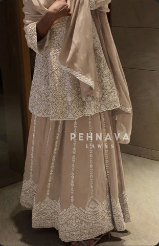 Premium Handworked Skirt set B579