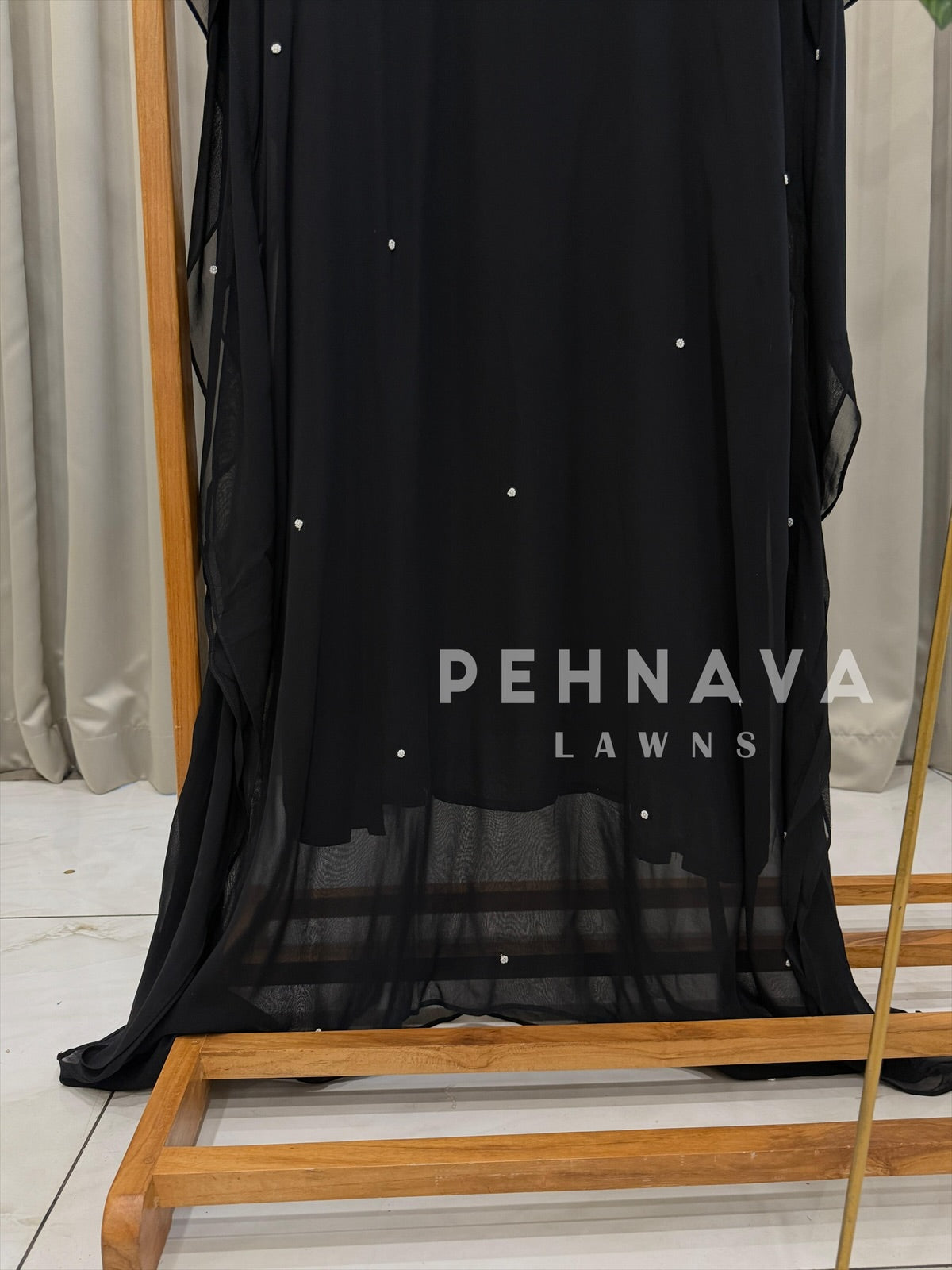Handworked Floral Pearl Kaftan