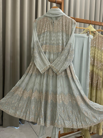 Premium handworked anarkali suit