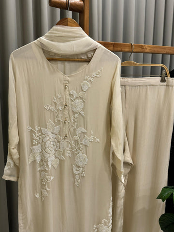 Premium Organza Pearl Handworked Salwar