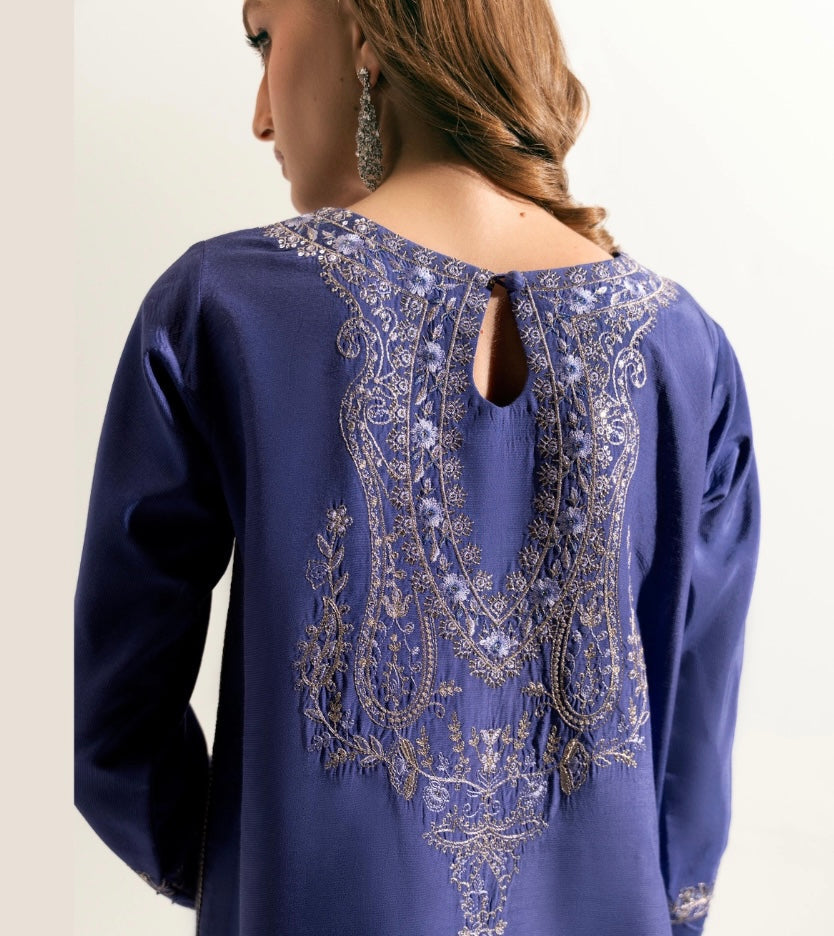 Luxurious Pakistani Pret Wear-Blue