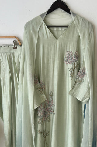 Mul-chandheri Farshi shalwar-3994 - Pehnava Lawns