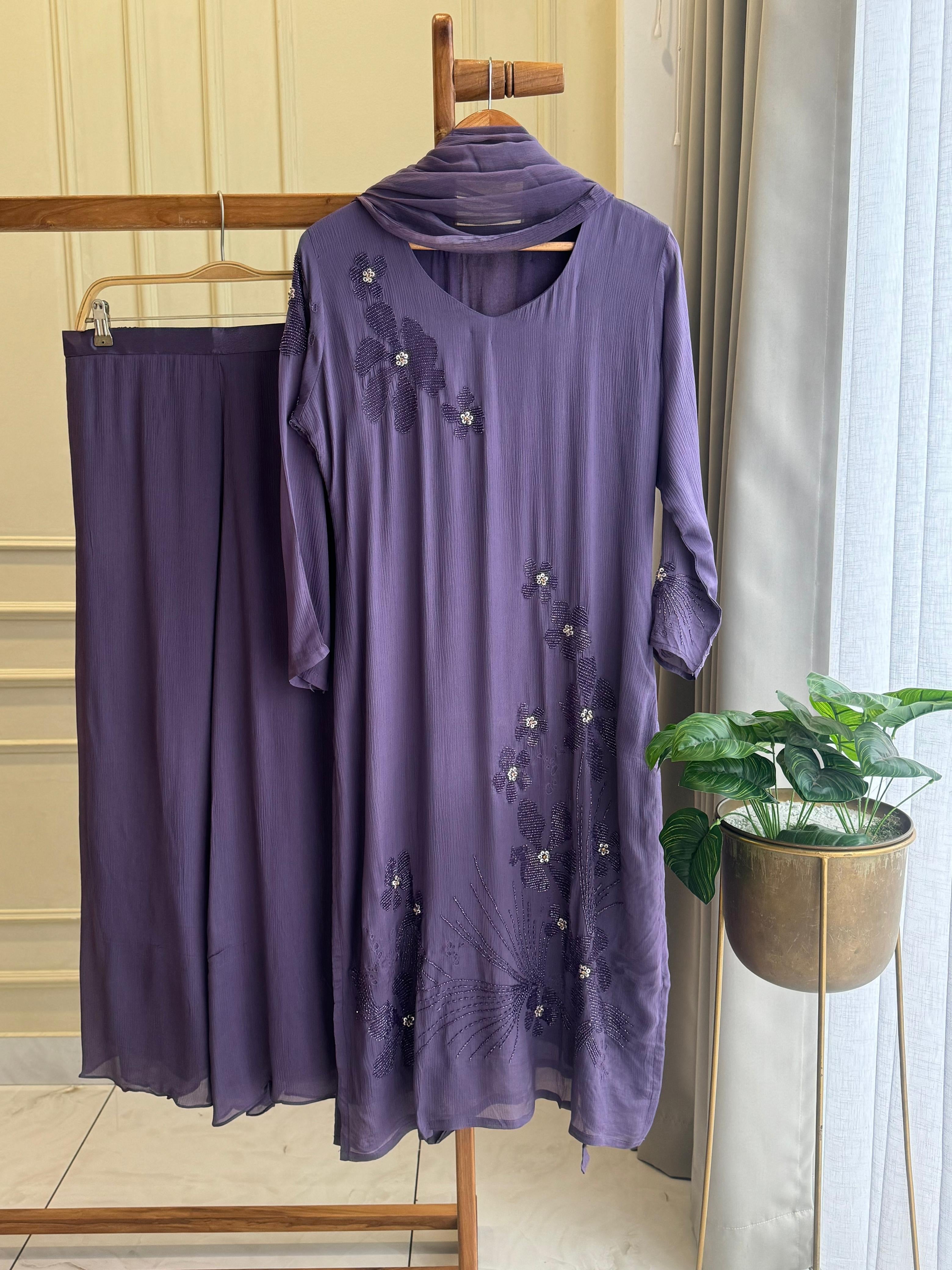 Floral Handworked Salwar Kameez