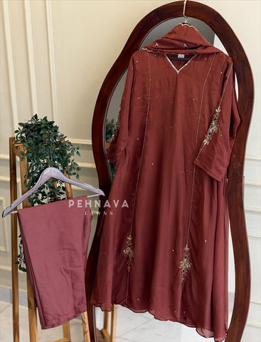Handworked Panel Suit Set