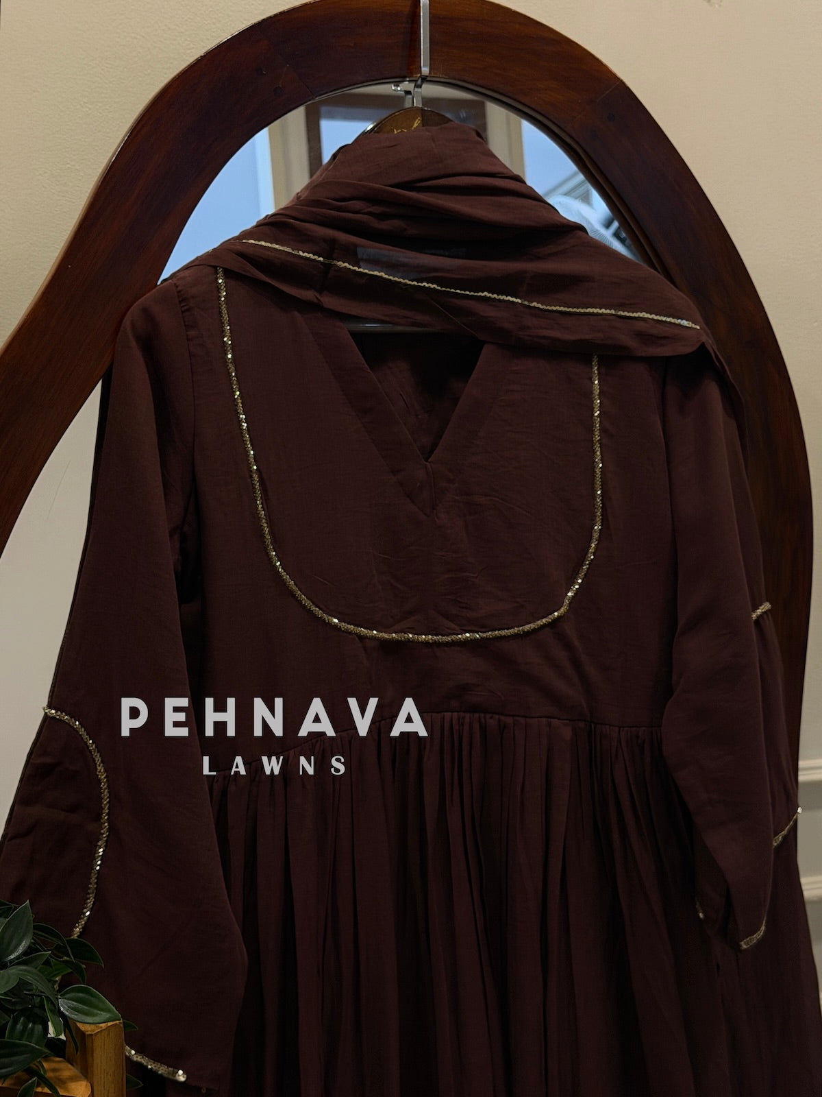 Minimal Flared Anarkali suit