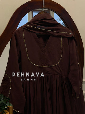 Minimal Flared Anarkali suit