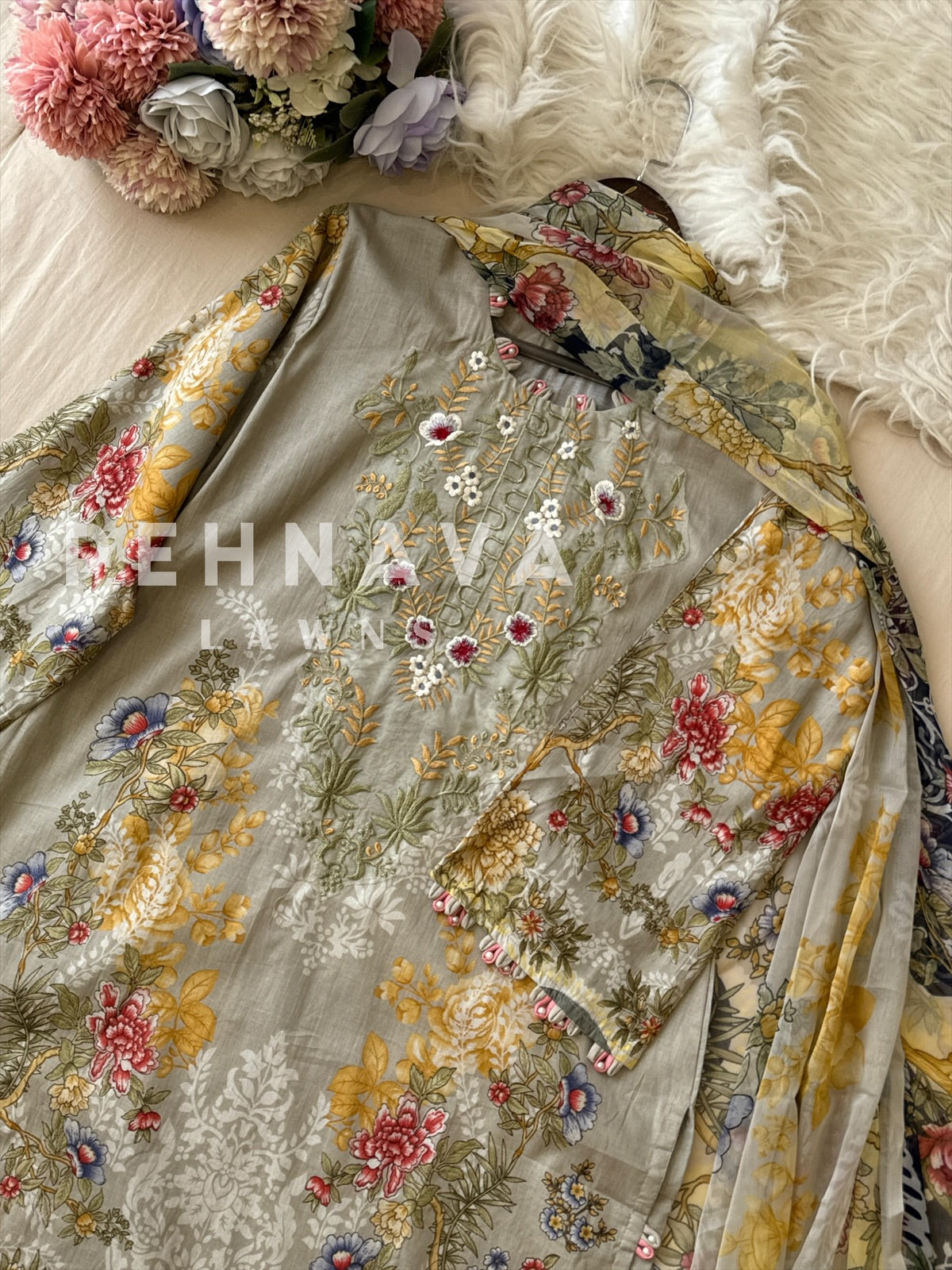 Casual Wear Printed Suit - Pehnava Lawns