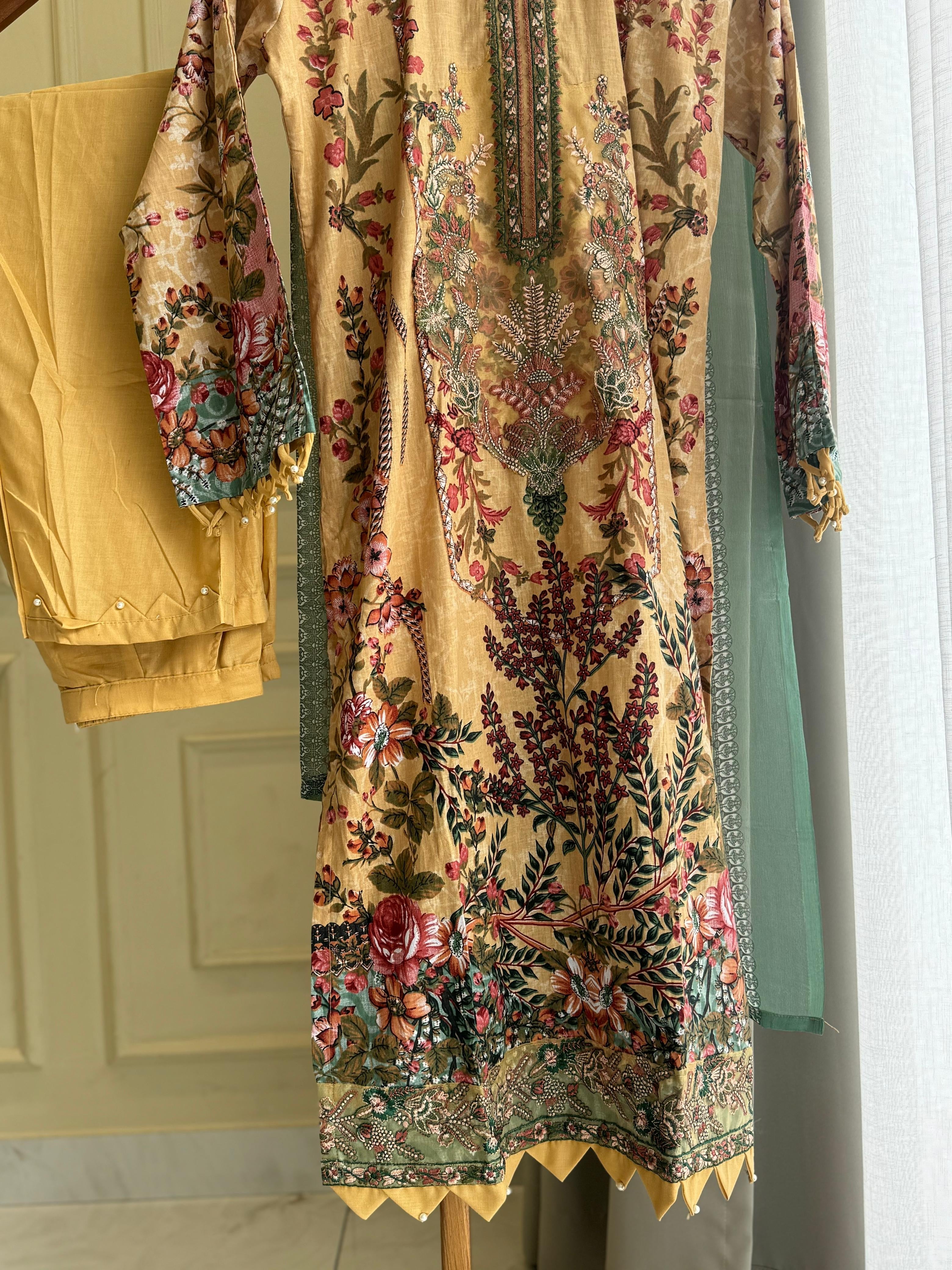 Casual Fit Cotton Suit-3