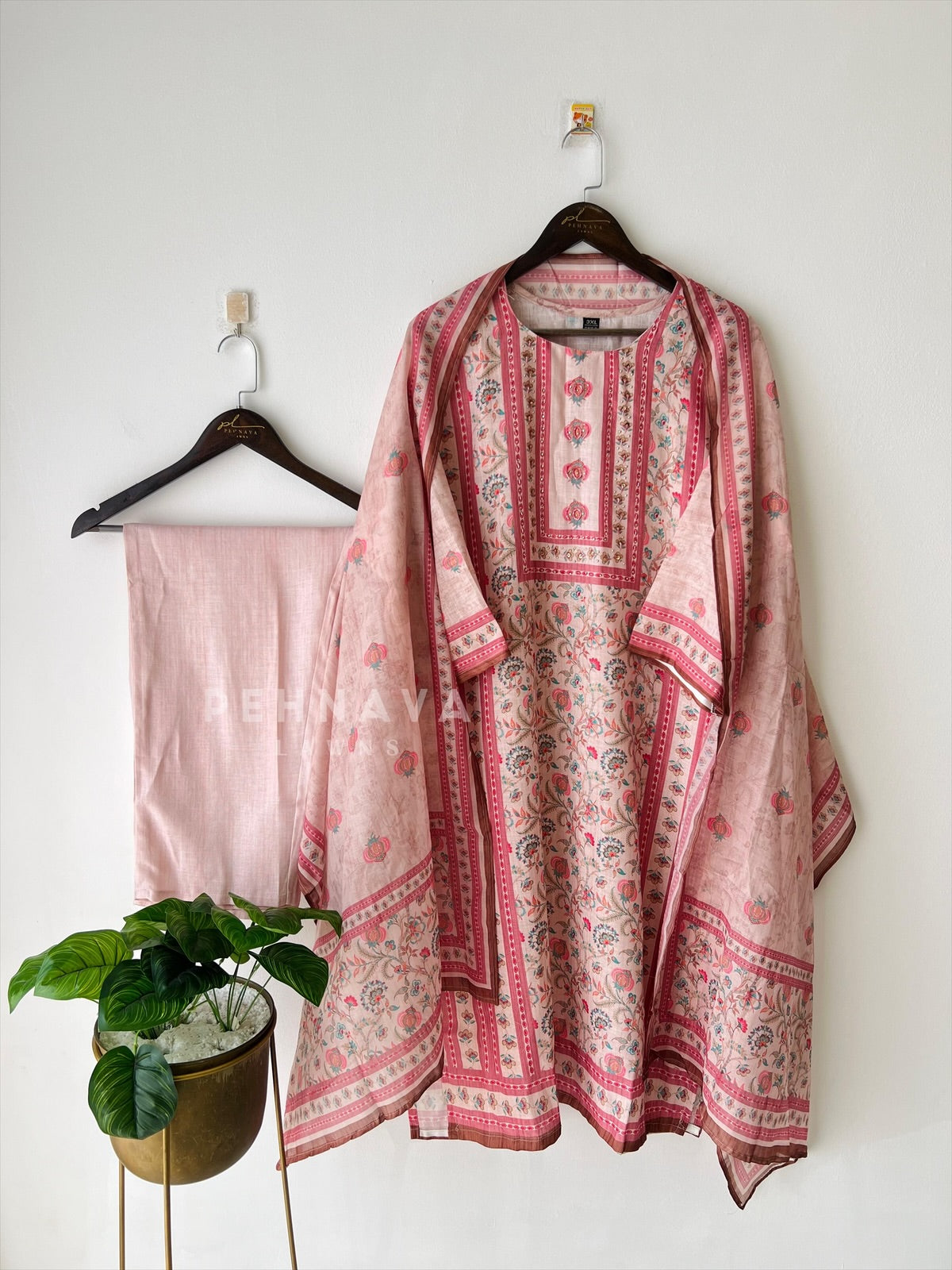 Linen Printed Suit