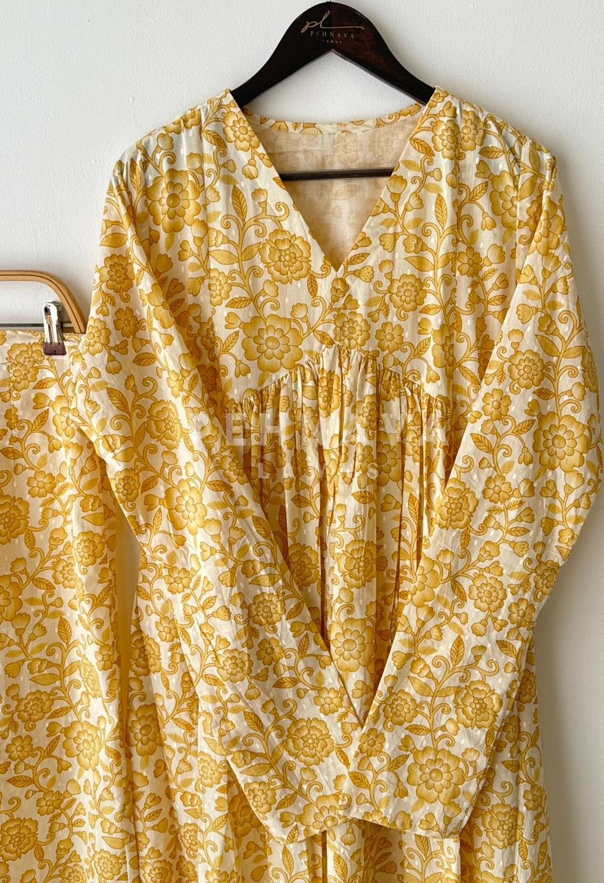 Casual Print Kurtha Suit-