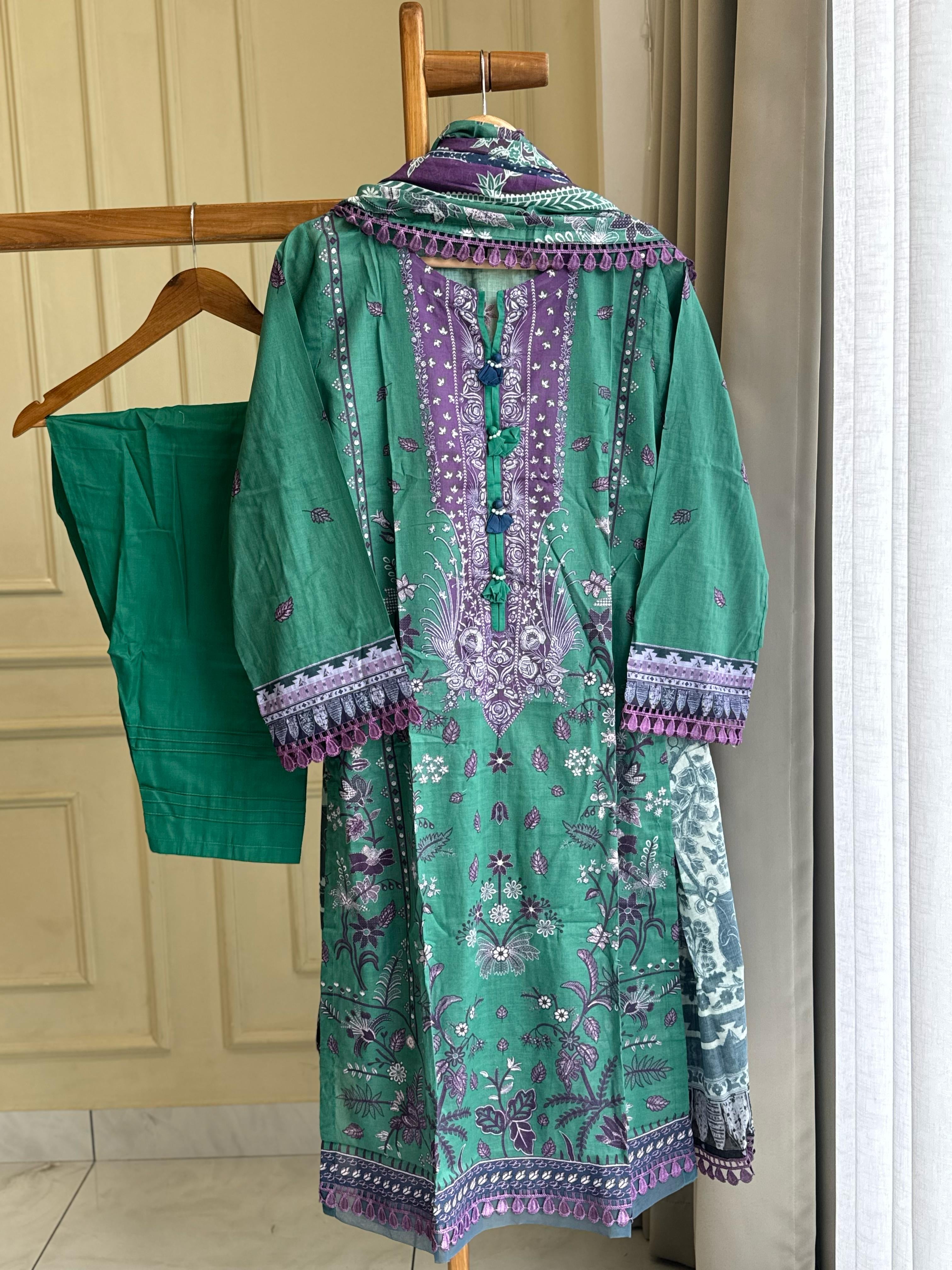 Casual Fit Lawn Suit-1