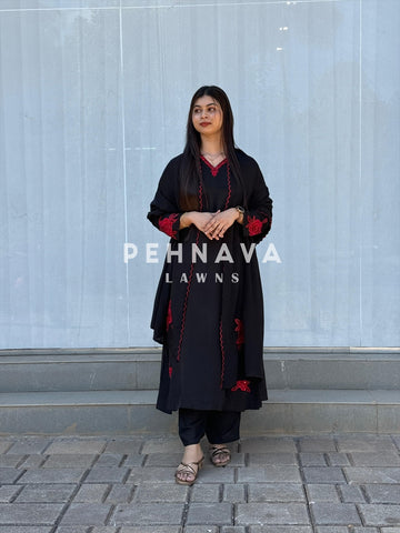 A-Line Slit Suit - Pehnava Lawns
