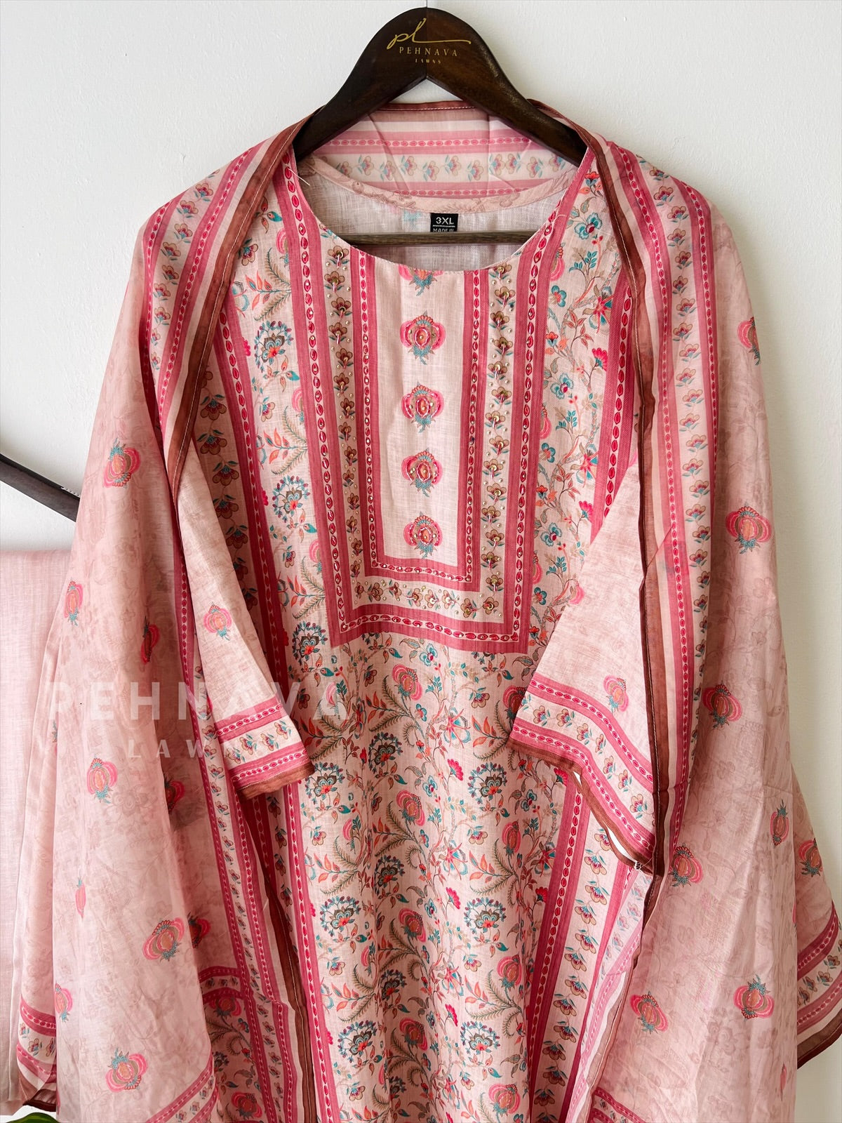Linen Printed Suit