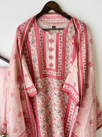 Linen Printed Suit