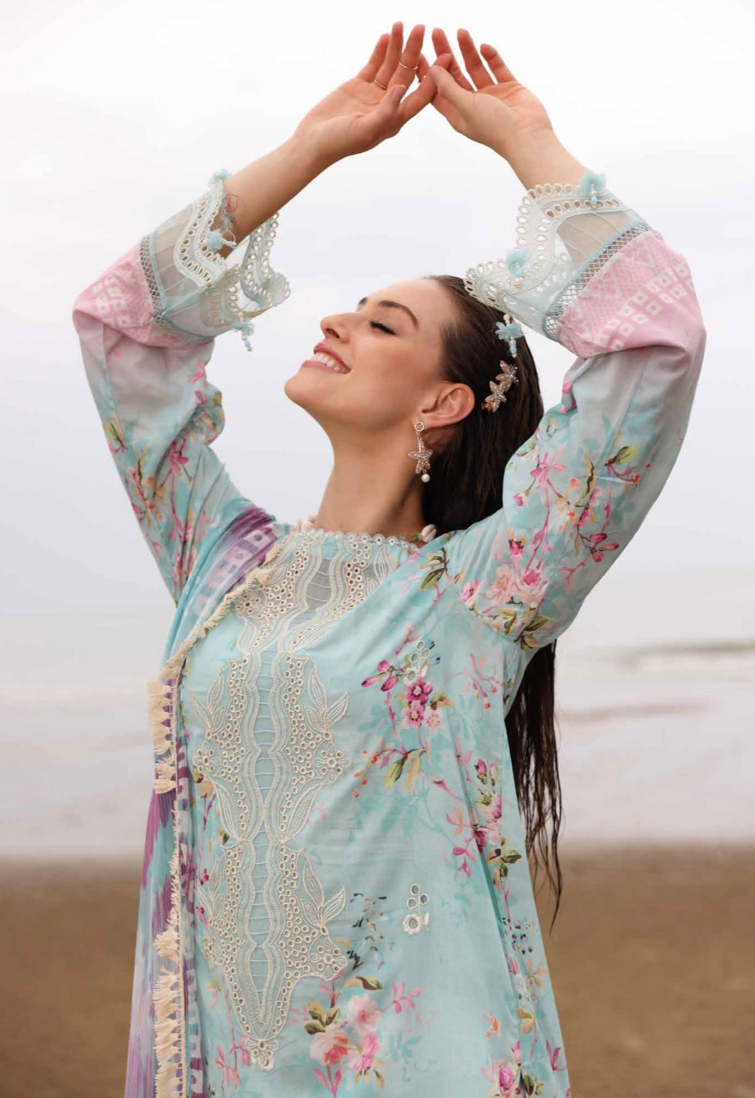 Gardenia Printed Lawn Suit-173