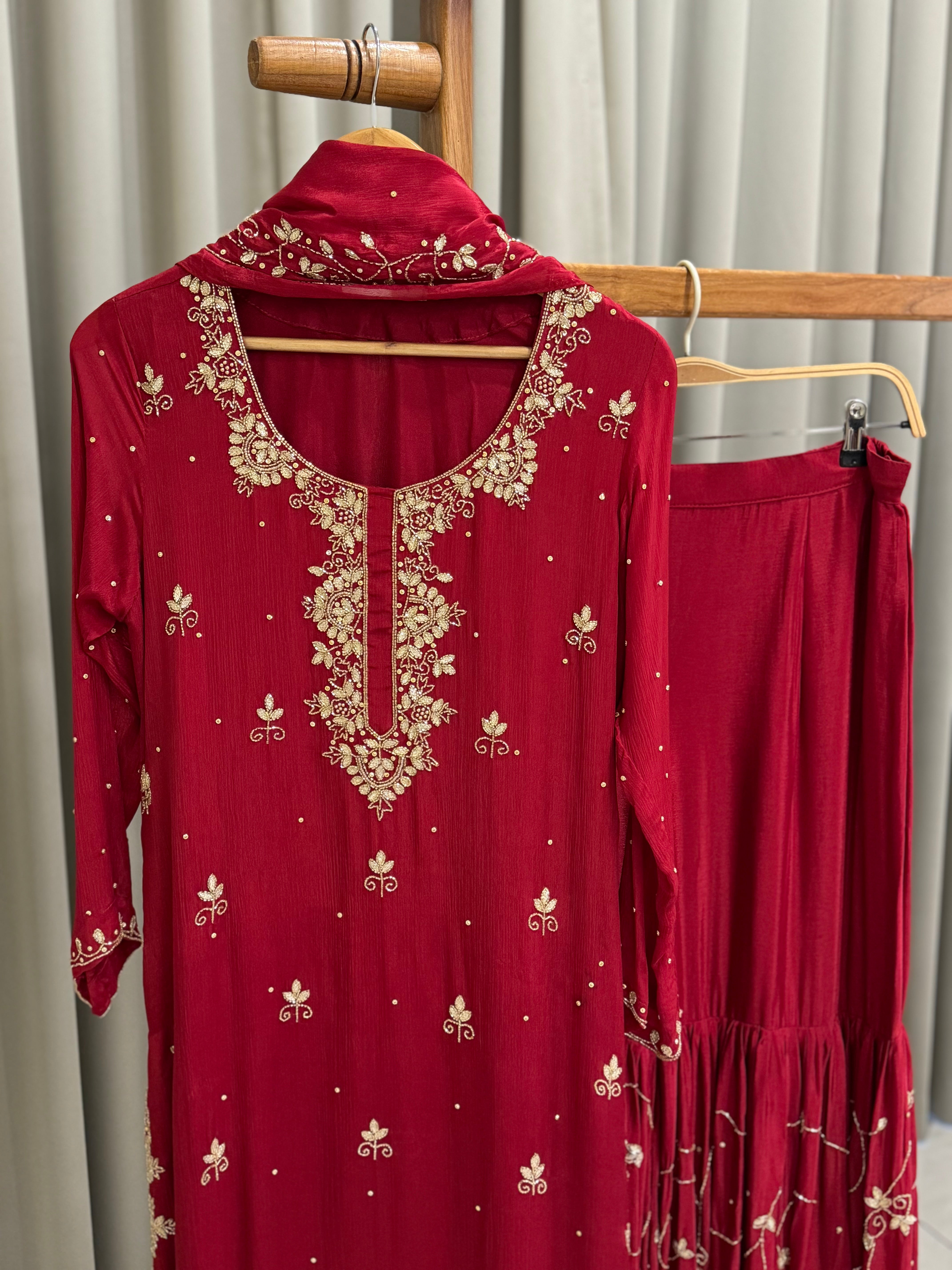 Chinnon  handworked suit-with color options