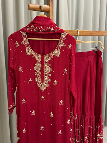 Chinnon  handworked suit-with color options