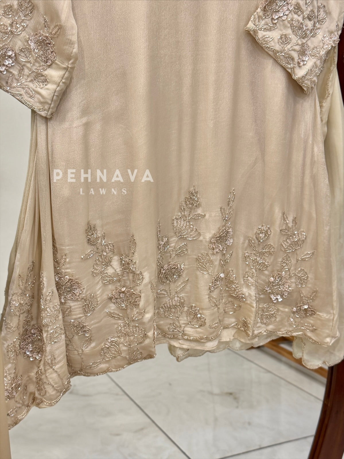 Premium Handworked Chinnon Suit-18355