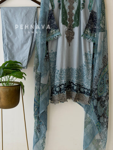 Casual Ready to Wear Suit-1758 - Pehnava Lawns