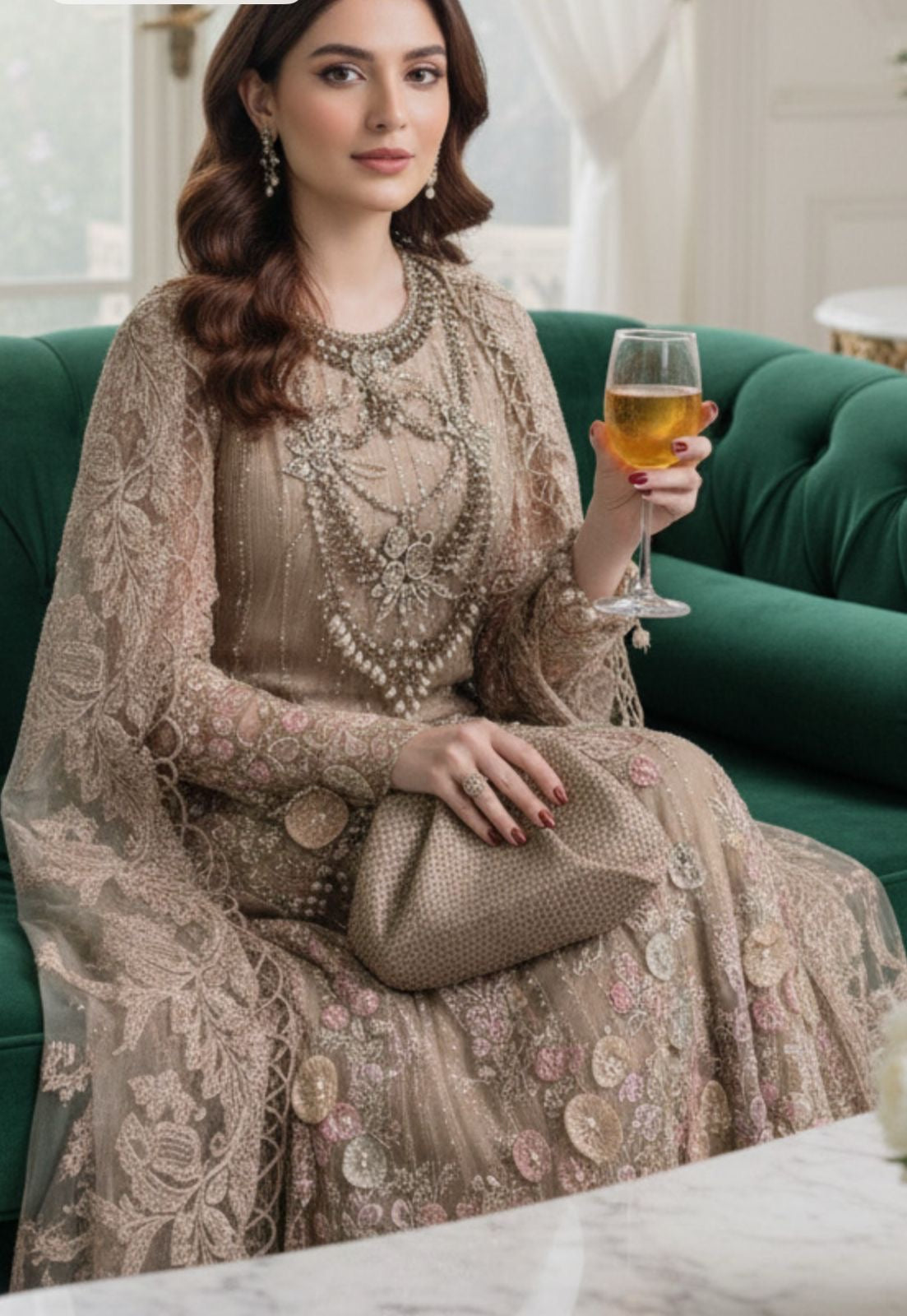 Ronak-e-Mehal Premium Semi stitched Suit-3