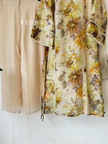 Floral Printed Suit
