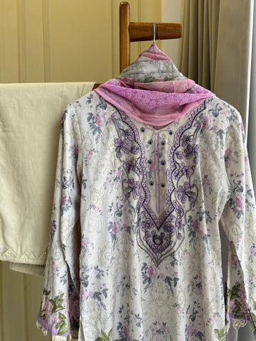 Trendy Pakistani Casual suit-4571