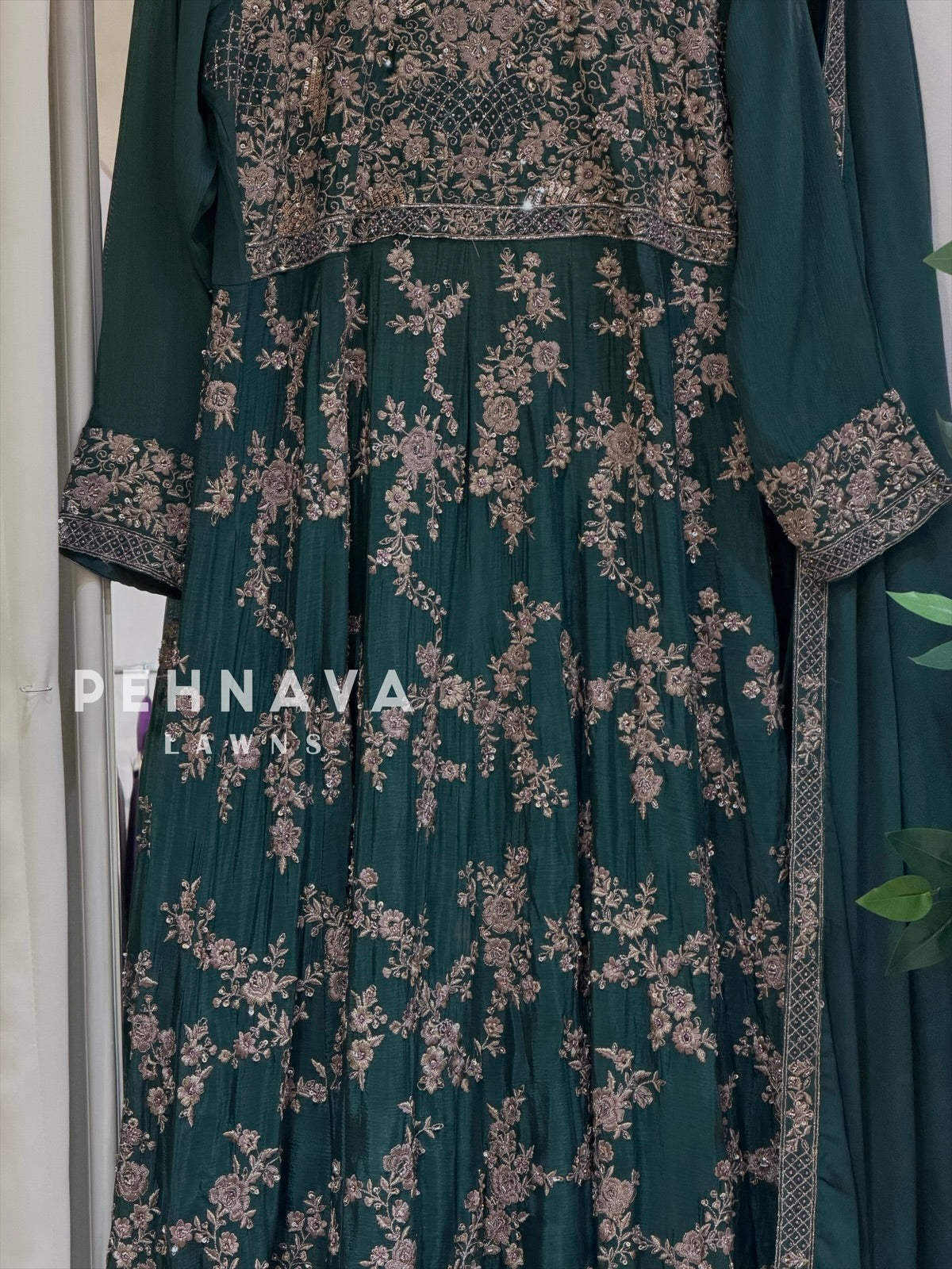 Heavy Embroidered Anarkali Attire