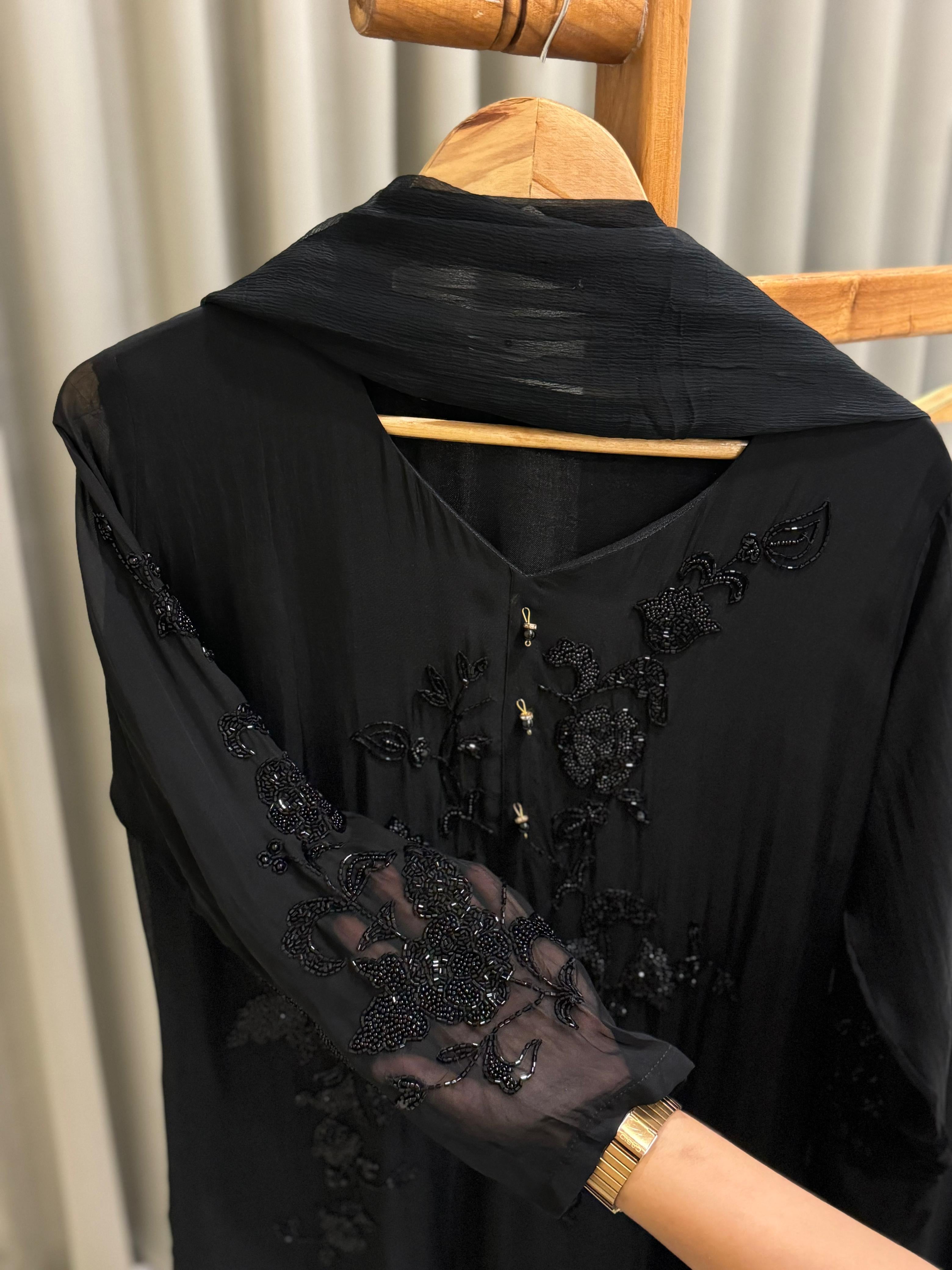 Premium Organza Pearl Handworked Salwar