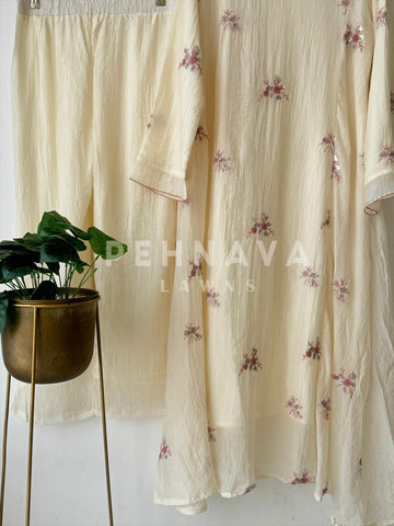 Imported Fabric A-line Suit - Pehnava Lawns