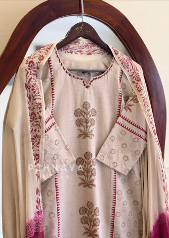 Cotton Printed Suit Set 12612