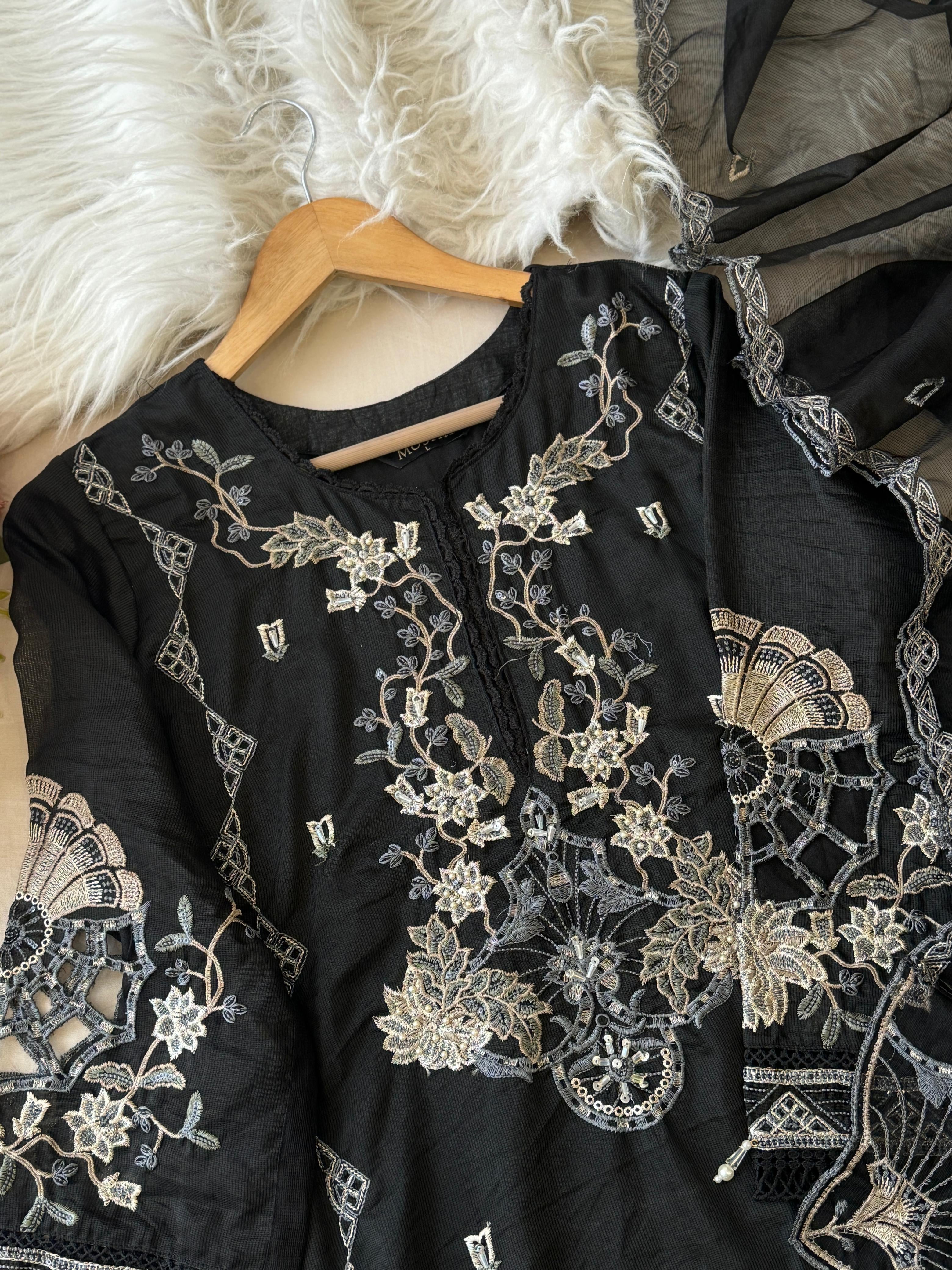 Embroidered Suit Set