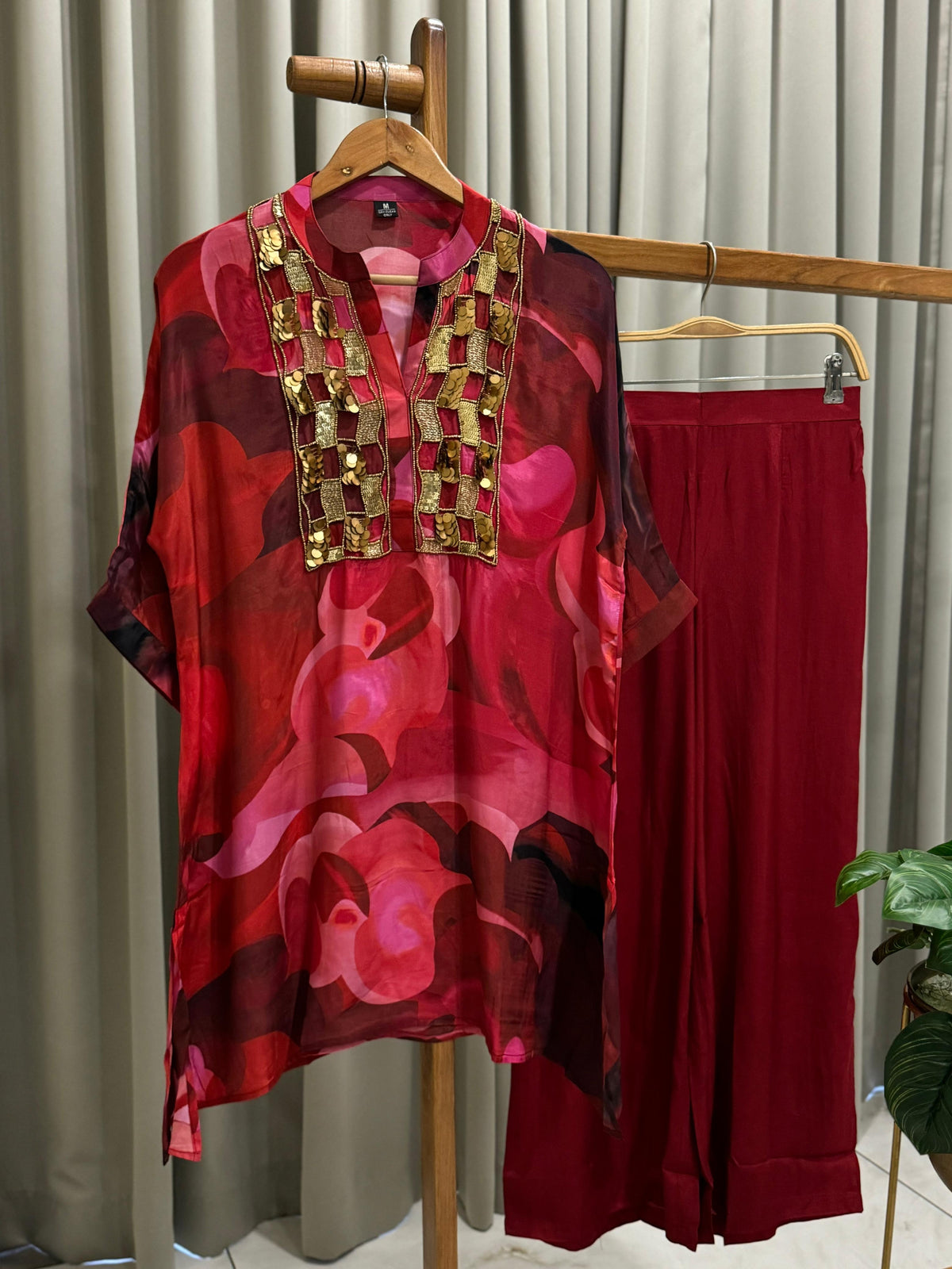 Premium Handworked Two Piece Set-Rose - Pehnava Lawns