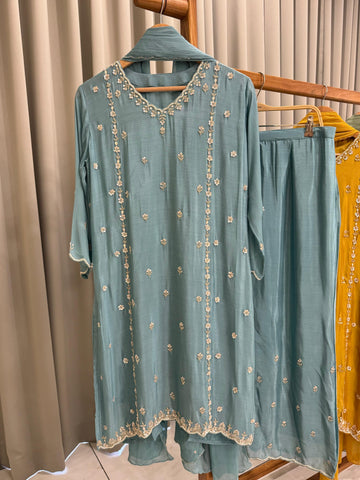 Handworked Premium Ready to wear suit-7690