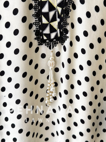 Polka Dot Printed Farshi Shalwar Set-384
