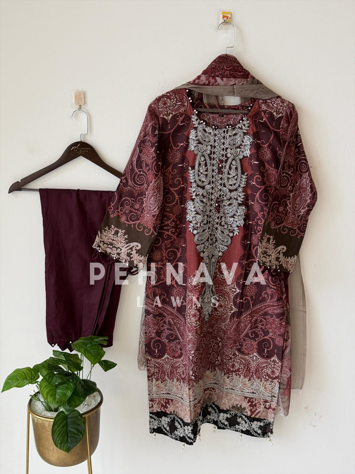 Floral Printed Ready to wear suit-1732