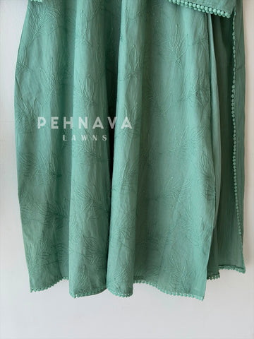 Embroidered Three Piece Ensemble B725