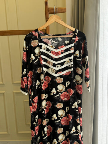 Imported Floral Night Dress-9