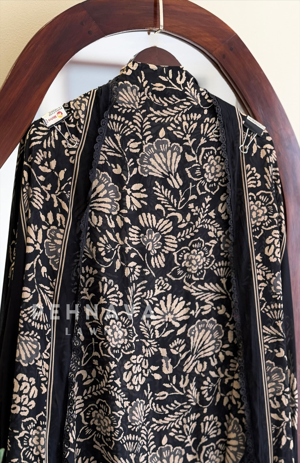 Floral Printed Unstitched Suit 4353