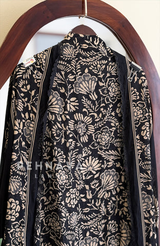 Floral Printed Unstitched Suit 4353
