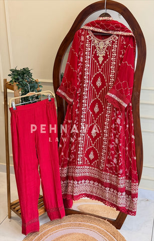 Agha Noor Formal Chiffon Ensemble