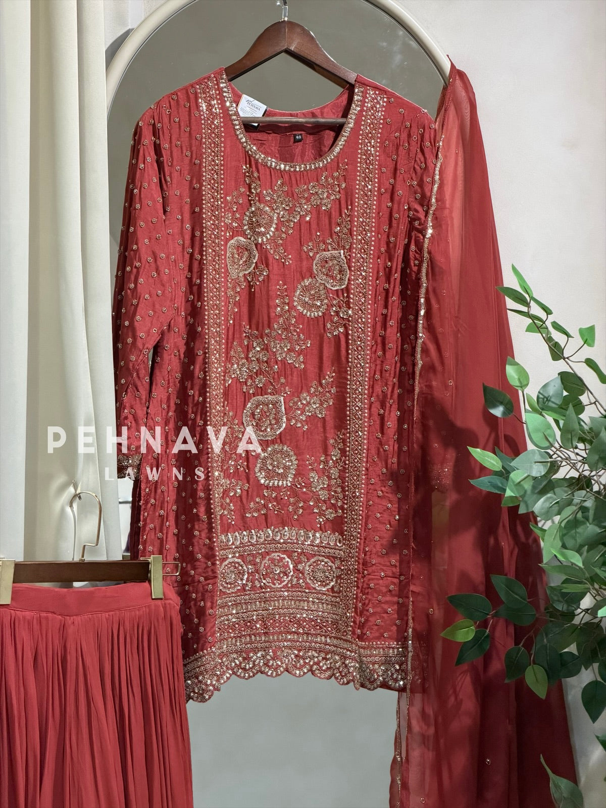 Premium Handworked Chinnon Ensemble