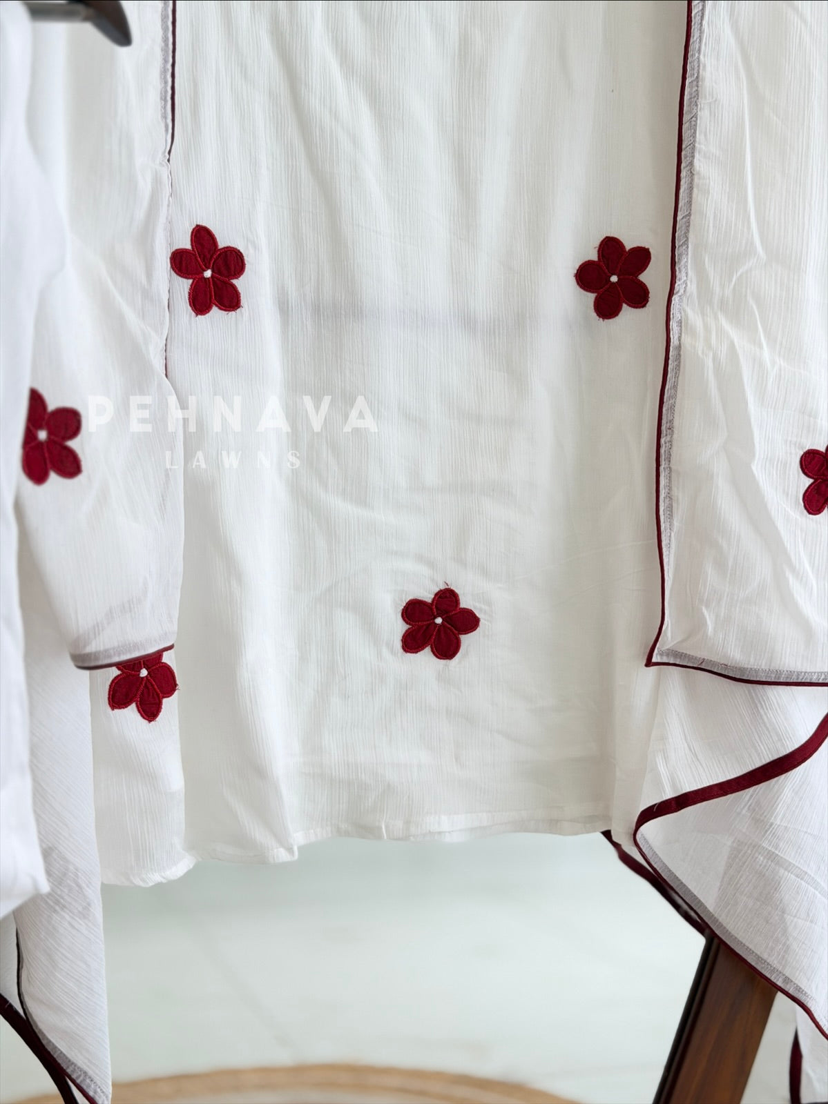 Floral Embroidered Suit