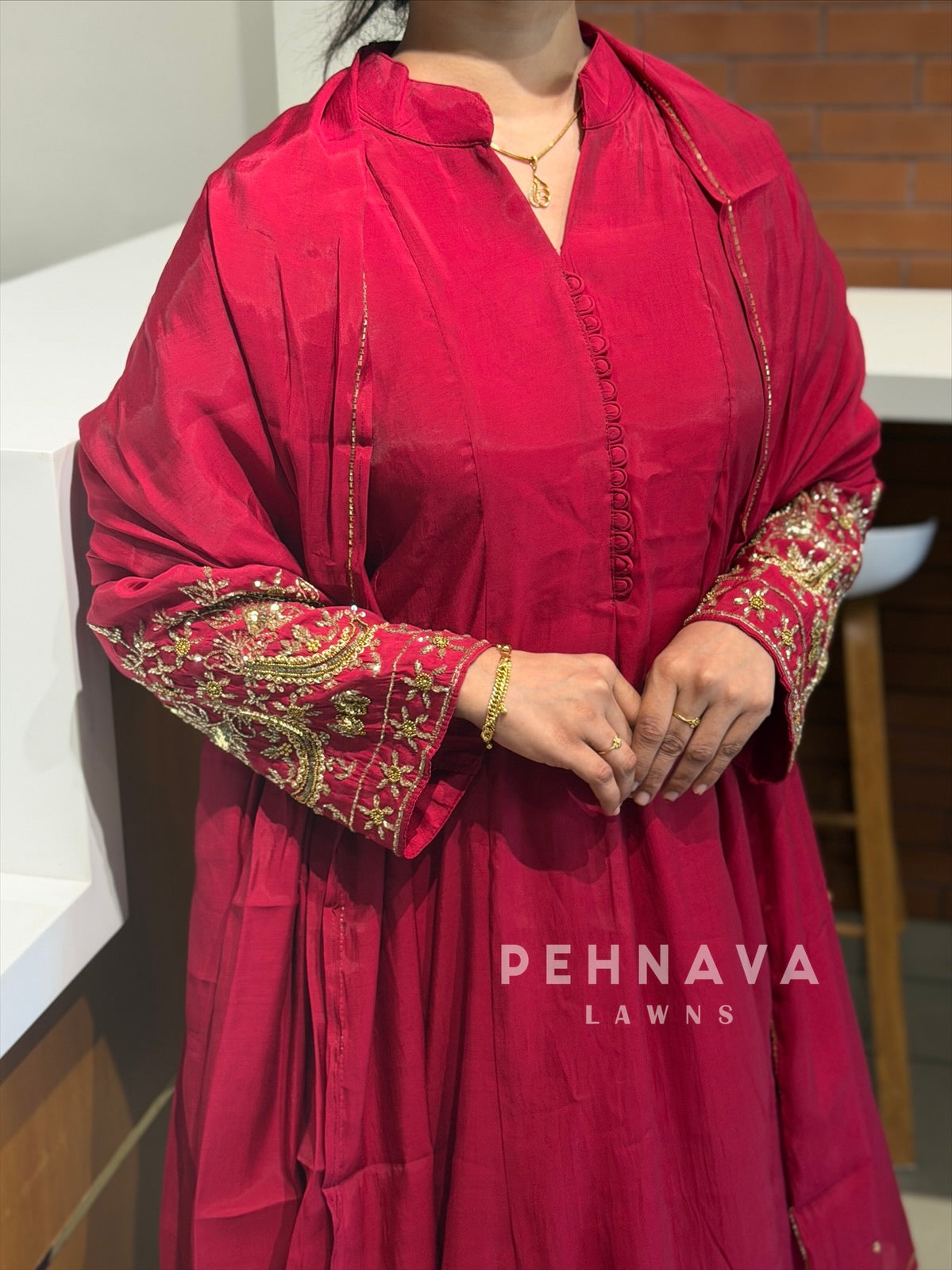 Chanderi Handworked Ensemble-H289