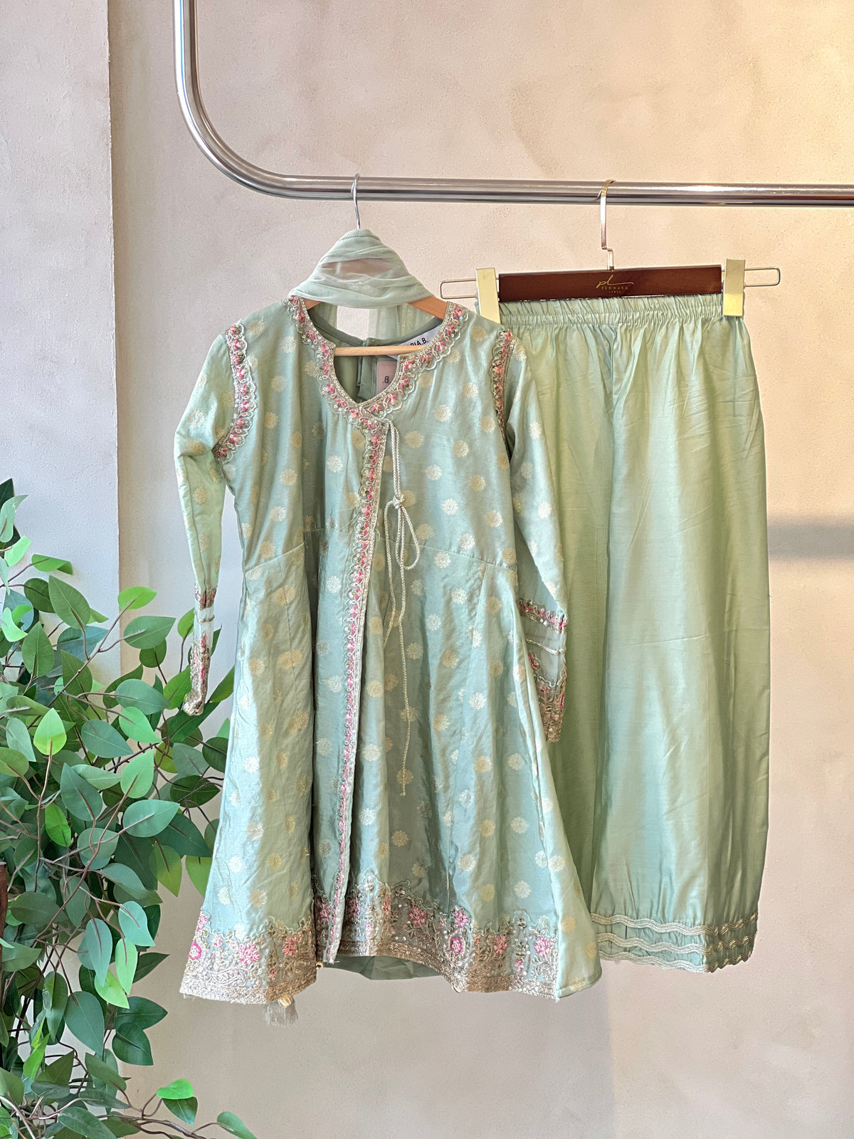 Kids party wear -ready to wear MKS-EF25-12 - Pehnava Lawns