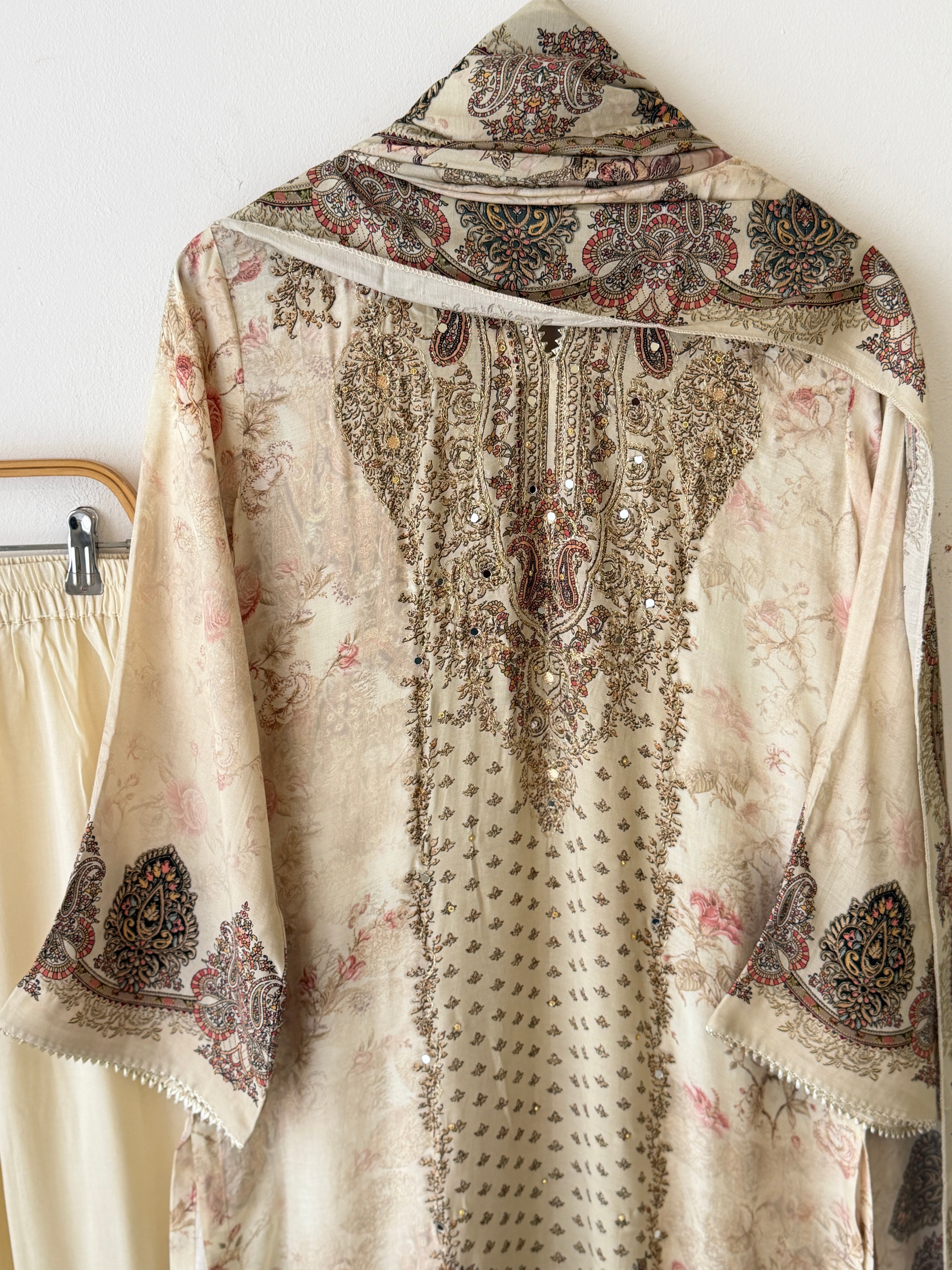 Muslin Unstitched Suit-339-B