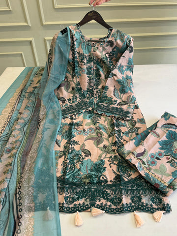 Traditional Embroidery Detailed Suit-8