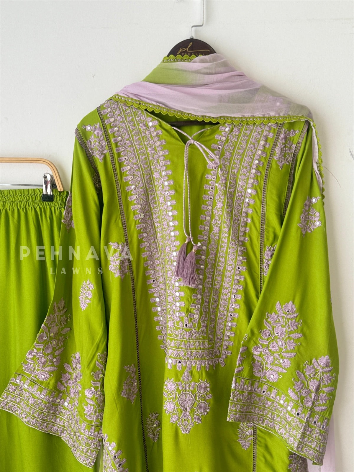 New Green Trendy Farshi Salwar-137