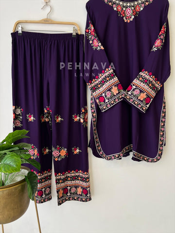 Floral Embroidered Suit- LRC 260 - Pehnava Lawns