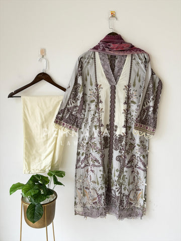 Classic Three Piece Suit-1672 - Pehnava Lawns