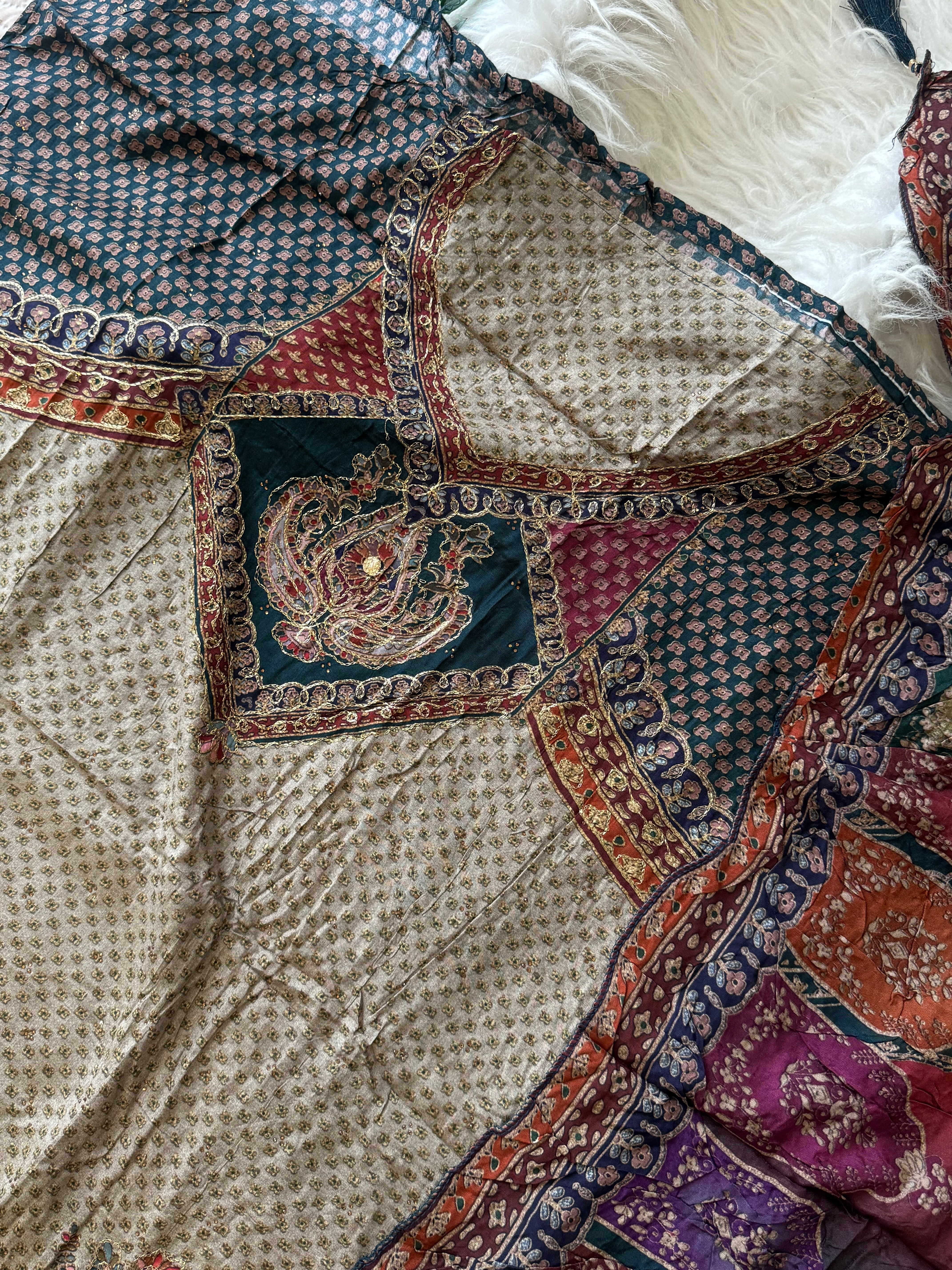 Pure muslin with detailings  and muslin Dupatta-280